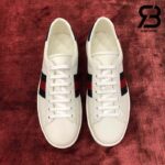 Giày Gucci Ace Leather Sneaker White Blue Siêu Cấp