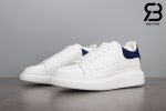 giày alexander mcqueen gót xanh navy nhung siêu cấp like authentic