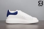 giày alexander mcqueen gót xanh navy nhung siêu cấp like authentic