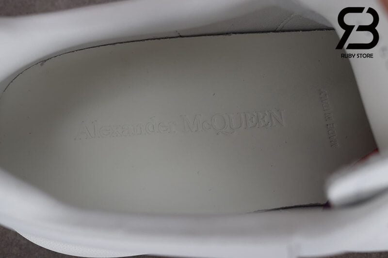 giày alexander mcqueen trắng dây multicolor siêu cấp like authentic