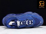 giày balenciaga triple s clear sole xanh navy siêu cấp