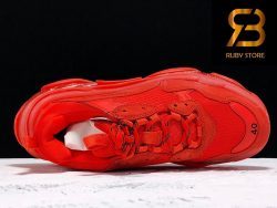 giày balenciaga triple s clear sole red replica 1:1 siêu cấp