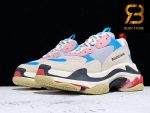 giày balenciaga triple s outremer replica 1:1 siêu cấp