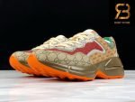 giày gucci rhyton gg brown orange siêu cấp ở hcm