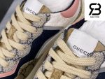 giày gucci rhyton gg brown pink siêu cấp