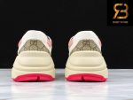 giày gucci rhyton gg brown pink siêu cấp