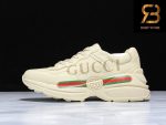 giày gucci rhyton logo leather siêu cấp ở hcm