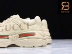 giày gucci rhyton logo leather siêu cấp ở hcm