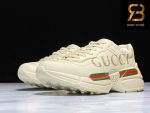 giày gucci rhyton logo leather siêu cấp ở hcm