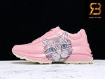giày gucci rhyton with mystic cat pink siêu cấp ở hcm
