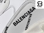 giày balenciaga triple s white allover logo siêu cấp