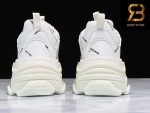 giày balenciaga triple s white allover logo siêu cấp