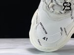 giày balenciaga triple s white allover logo siêu cấp