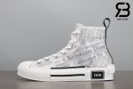 giày dior b23 high top canvas with daniel arsham motif siêu cấp