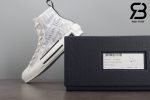 giày dior b23 high top canvas with daniel arsham motif siêu cấp
