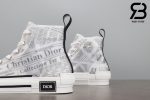 giày dior b23 high top canvas with daniel arsham motif siêu cấp