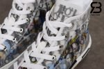 giày dior b23 high top oblique canvas alex foxton motif multicolor siêu cấp