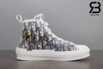 giày dior b23 high top oblique canvas alex foxton motif multicolor siêu cấp