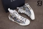 giày dior b23 high top oblique canvas alex foxton motif multicolor siêu cấp