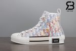 giày dior b23 high top oblique canvas multicolor siêu cấp