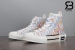 giày dior b23 high top oblique canvas multicolor siêu cấp