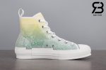 giày dior b23 high top oblique canvas yellow green siêu cấp