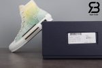 giày dior b23 high top oblique canvas yellow green siêu cấp