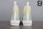 giày dior b23 high top oblique canvas yellow green siêu cấp