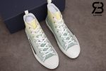 giày dior b23 high top oblique canvas yellow green siêu cấp