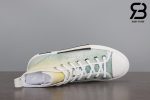giày dior b23 high top oblique canvas yellow green siêu cấp