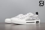 giày dior b23 low top canvas with daniel arsham motif siêu cấp