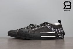 giày dior b23 low top oblique canvas black siêu cấp