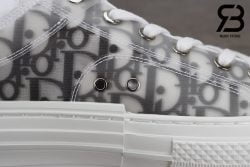 giày dior b23 low top oblique canvas white black siêu cấp