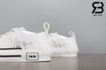 giày dior b23 low top oblique canvas white siêu cấp