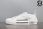 giày dior b23 low top oblique canvas white siêu cấp