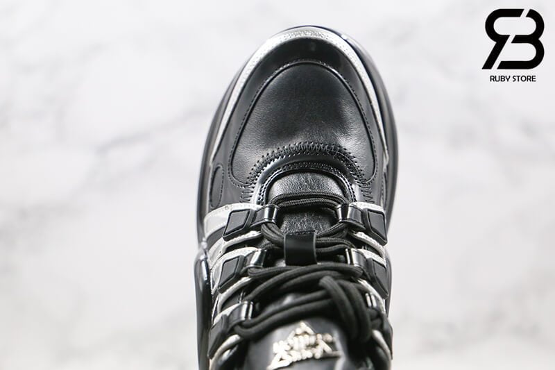 giày lv archlight sneaker black silver siêu cấp
