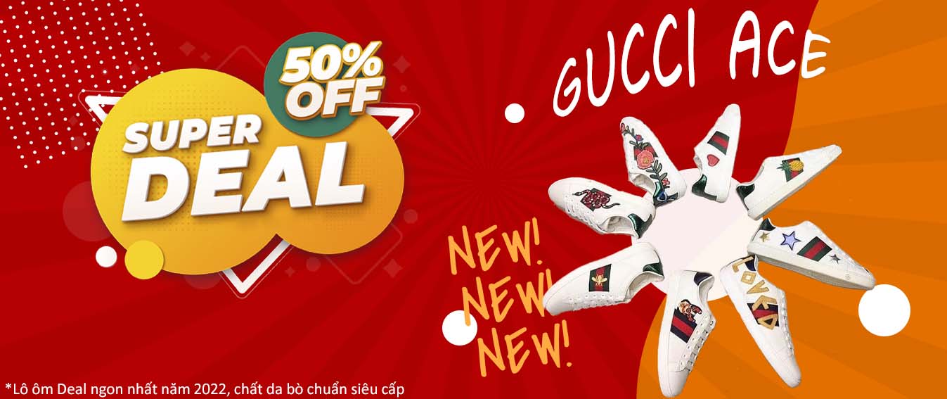 Deal sale Gucci Ace tại Ruby Store