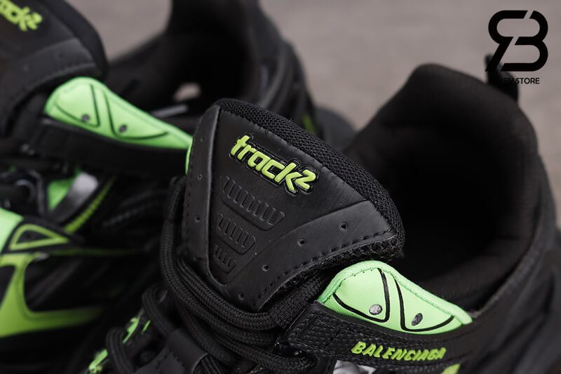 giày balenciaga track 2 black green siêu cấp