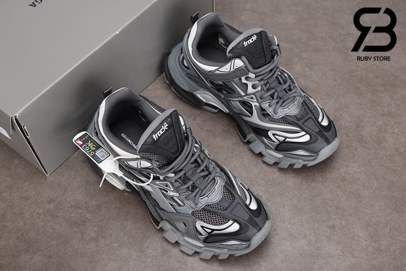 giày balenciaga track 2 grey black siêu cấp