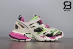 giày balenciaga track 2 pink green siêu cấp