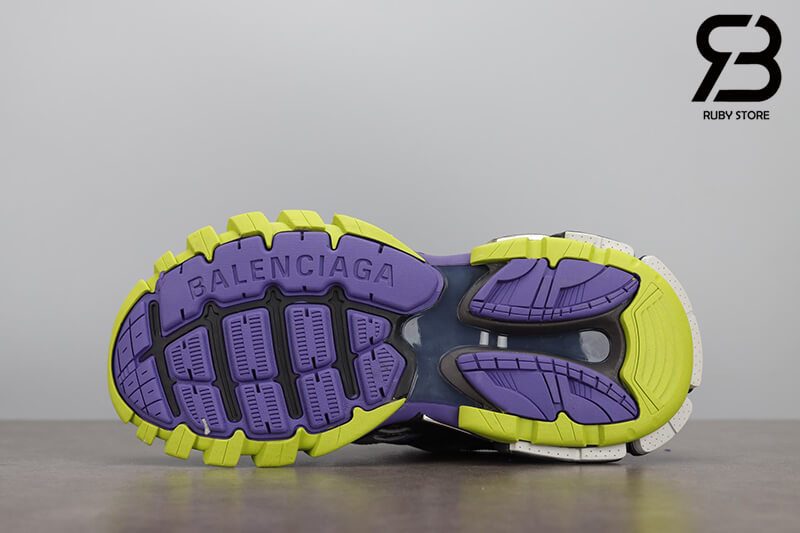 giày balenciaga track 2 purple green siêu cấp