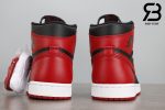 giày nike air jordan 1 high og retro black varsity red siêu cấp
