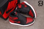 giày nike air jordan 1 high og retro black varsity red siêu cấp