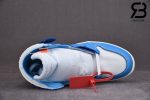 Giày Nike Air Jordan 1 Off White University Blue Siêu Cấp
