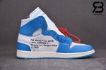 Giày Nike Air Jordan 1 Off White University Blue Siêu Cấp