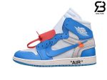 Giày Nike Air Jordan 1 Off White University Blue Siêu Cấp