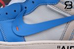 Giày Nike Air Jordan 1 Off White University Blue Siêu Cấp