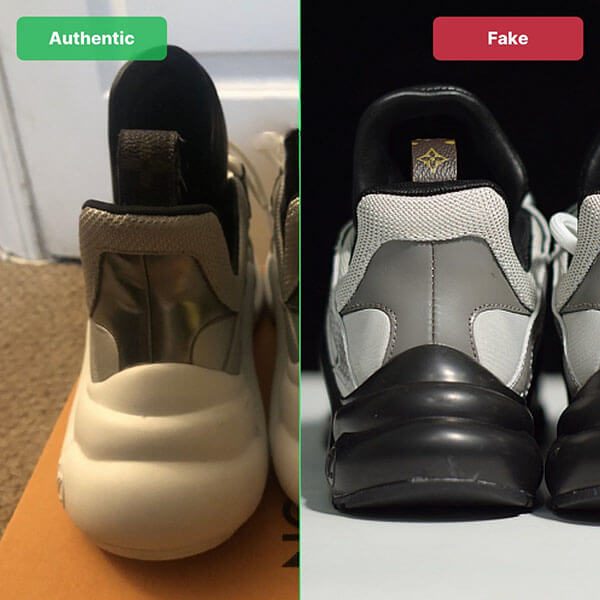 Louis Vuitton Archlight sneakers real vs fake How to spot counterfeit Loui  V footwear  YouTube