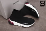 Giày Balenciaga Speed Clear Sole Đỏ Đế Trắng Siêu Cấp