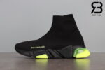 Giày Balenciaga Speed Clear Sole Xanh Đế Xanh Lá Siêu Cấp